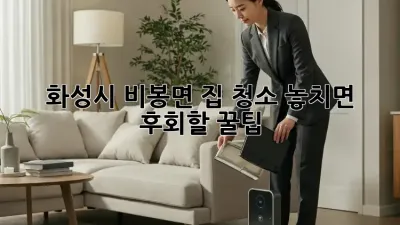 화성시 비봉면 집 청소🧹✨ 놓치면 후회할 꿀팁