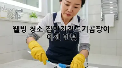 웰빙 청소: 집먼지진드기&곰팡이, 이젠 안녕!